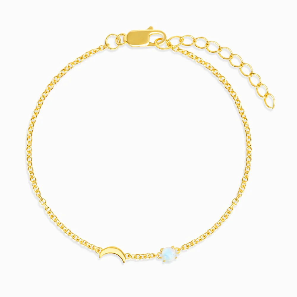 Armband Luna Månsten Guld - Bild 2